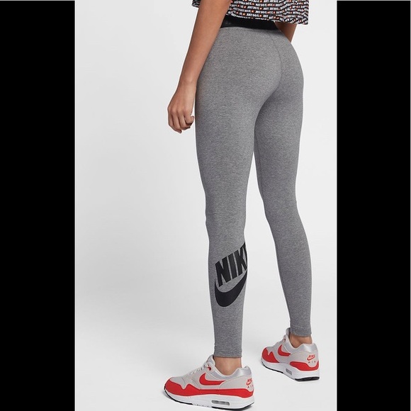 nike high waisted leggings grey